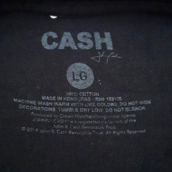 Johnny Cash t-shirt- large - Picture 3 of 3